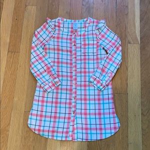 Plaid Flannel Shirtdress